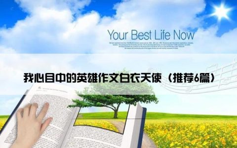 我心目中的英雄作文白衣天使（推荐6篇）