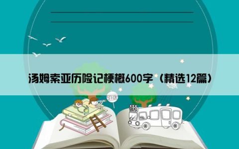 汤姆索亚历险记梗概600字（精选12篇）