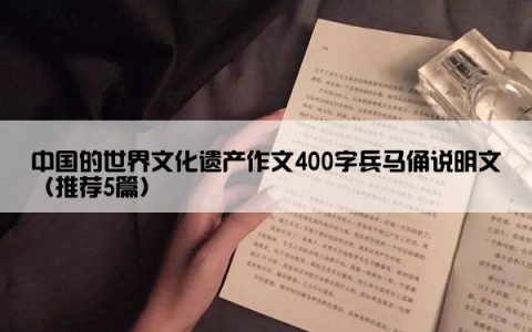 中国的世界文化遗产作文400字兵马俑说明文（推荐5篇）
