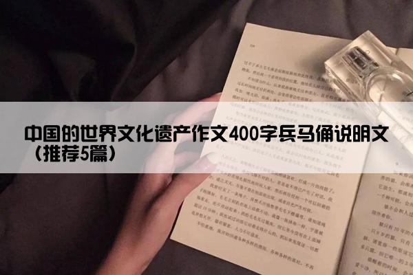 中国的世界文化遗产作文400字兵马俑说明文（推荐5篇）