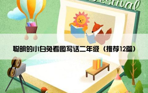 聪明的小白兔看图写话二年级（推荐12篇）