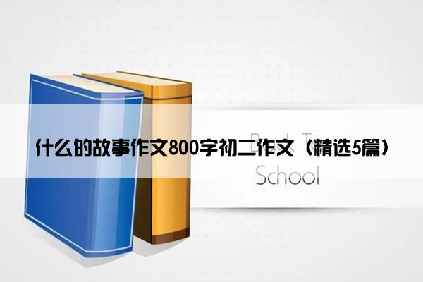 什么的故事作文800字初二作文（精选5篇）