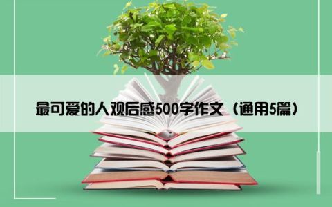 最可爱的人观后感500字作文（通用5篇）