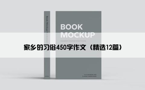 家乡的习俗450字作文（精选12篇）