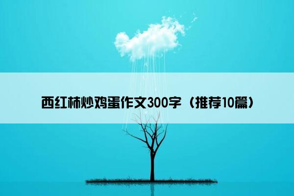 西红柿炒鸡蛋作文300字（推荐10篇）