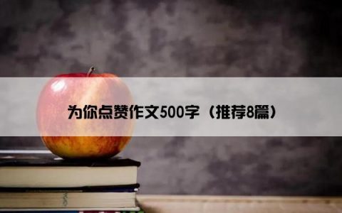 为你点赞作文500字（推荐8篇）