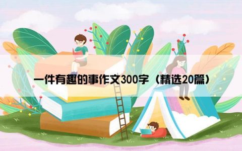 一件有趣的事作文300字（精选20篇）