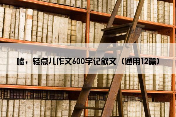 嘘，轻点儿作文600字记叙文（通用12篇）