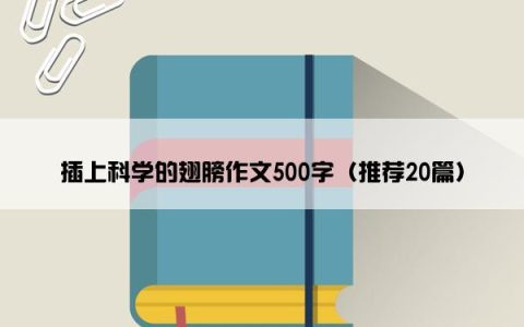 插上科学的翅膀作文500字（推荐20篇）