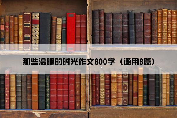 那些温暖的时光作文800字（通用8篇）