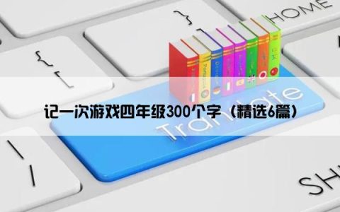 记一次游戏四年级300个字（精选6篇）