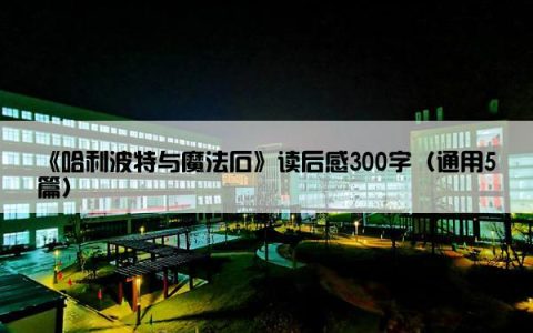 《哈利波特与魔法石》读后感300字（通用5篇）