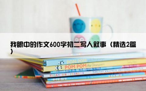 我眼中的作文600字初二写人叙事（精选2篇）