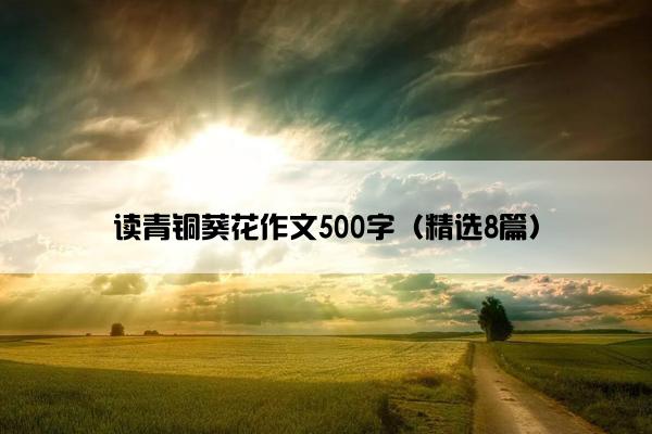 读青铜葵花作文500字（精选8篇）