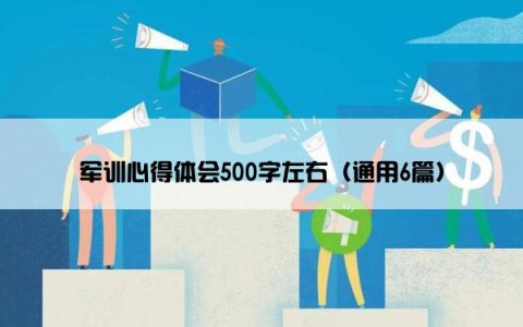军训心得体会500字左右（通用6篇）