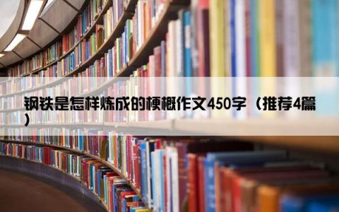 钢铁是怎样炼成的梗概作文450字（推荐4篇）