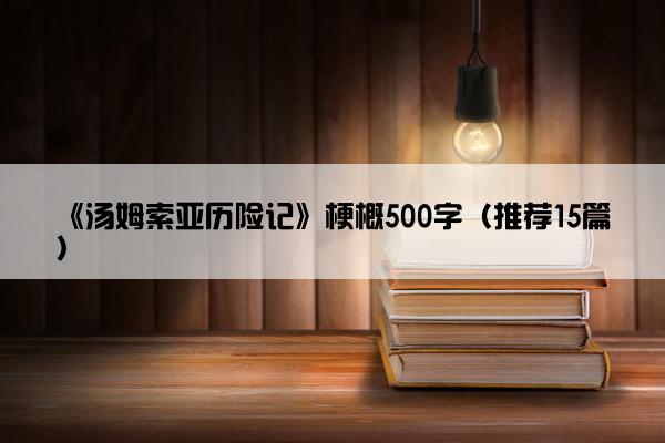 《汤姆索亚历险记》梗概500字（推荐15篇）