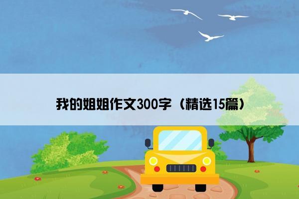 我的姐姐作文300字（精选15篇）