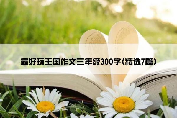 最好玩王国作文三年级300字(精选7篇)