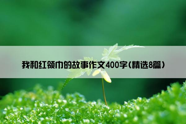 我和红领巾的故事作文400字(精选8篇)