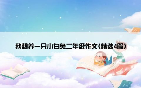 我想养一只小白兔二年级作文(精选4篇)
