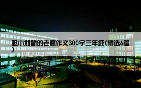 胆小如鼠的老鹰作文300字三年级(精选6篇)