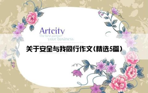 关于安全与我同行作文(精选5篇)