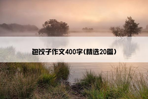 包饺子作文400字(精选20篇)