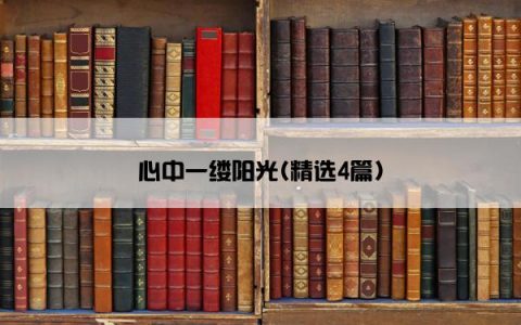 心中一缕阳光(精选4篇)