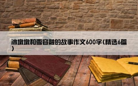 冰墩墩和雪容融的故事作文600字(精选6篇)