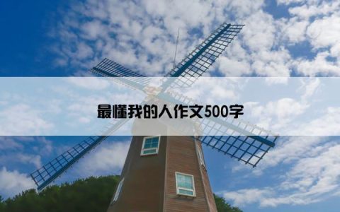 最懂我的人作文500字