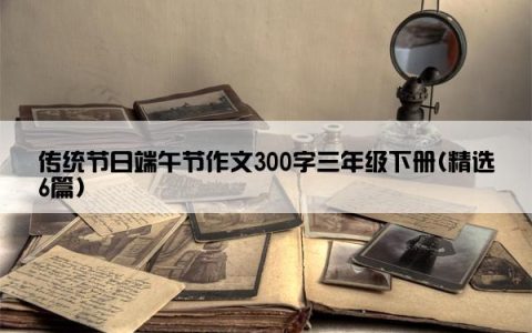 传统节日端午节作文300字三年级下册(精选6篇)
