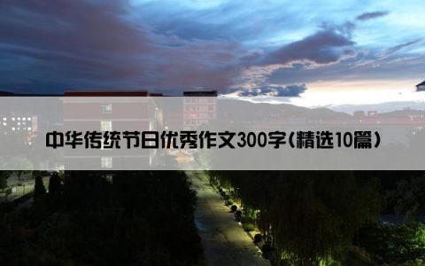 中华传统节日优秀作文300字(精选10篇)