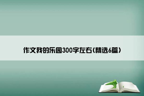 作文我的乐园300字左右(精选6篇)