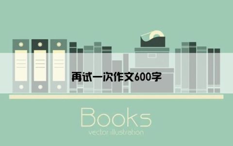 再试一次作文600字